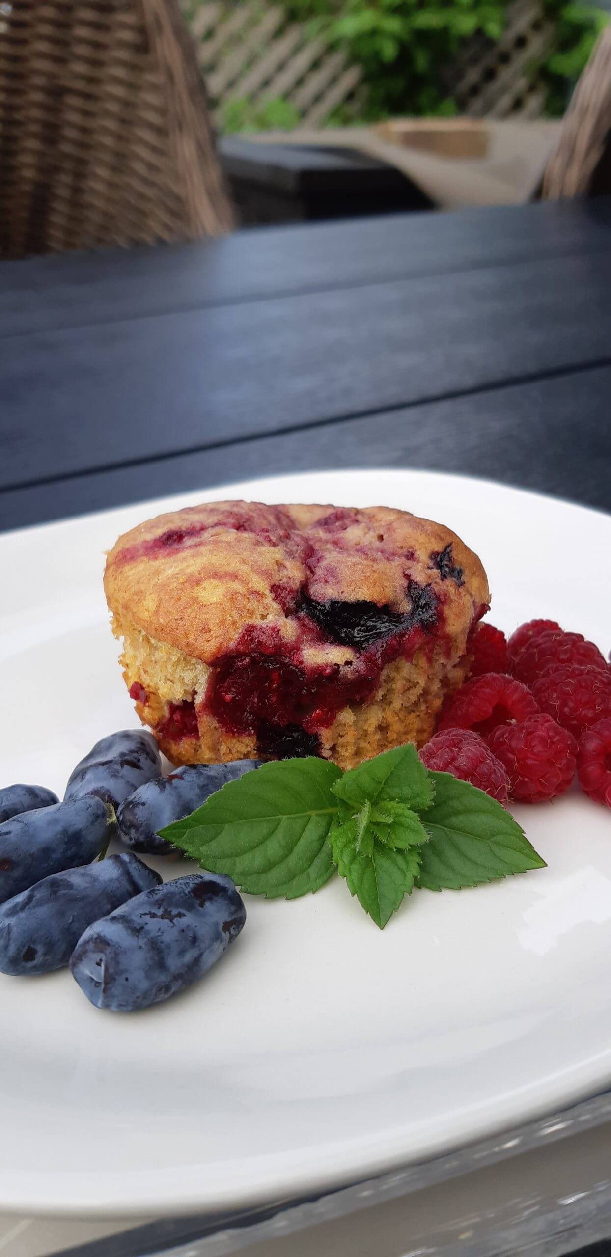 Pâtisserie confectionnée à partir des fruits de la ferme Les paysages de Carolyn.